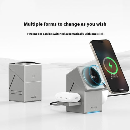 Qi2 Protocol Magnetic Touch Rotating Wireless Charging Station