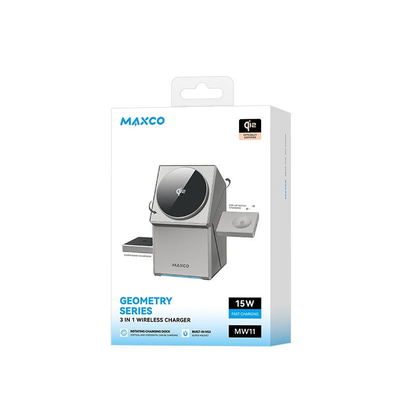 Qi2 Protocol Magnetic Touch Rotating Wireless Charging Station
